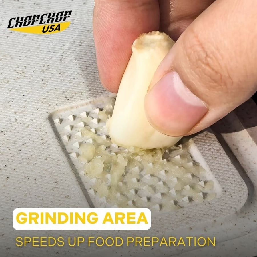 Grinding area on the double-sided titanium cutting board