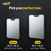 Pick your perfect size – ChopChop double-sided titanium cutting board sizes and dimensions