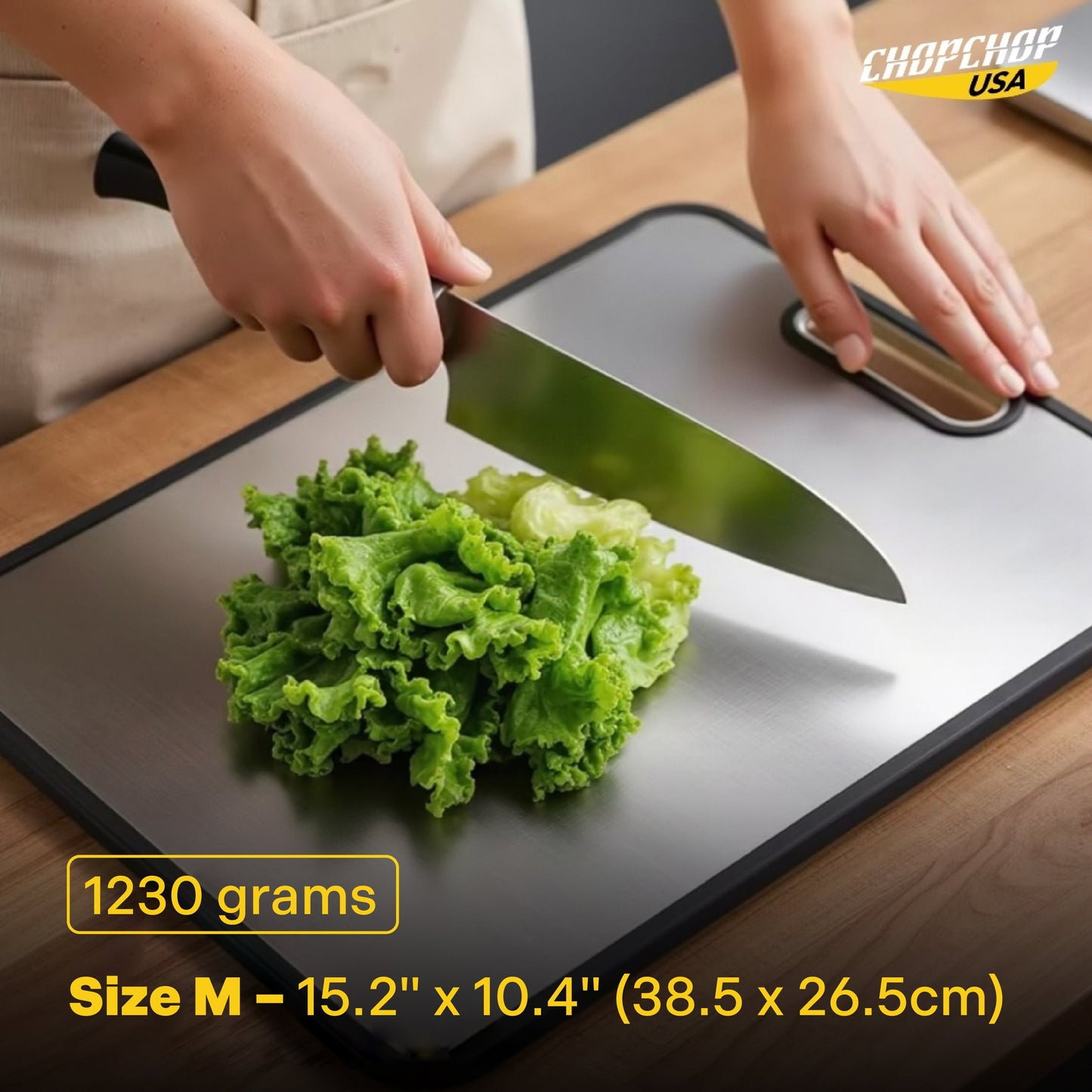 ChopChop USA Double-Sided Titanium Cutting Board