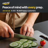 Peace of mind with every prep – ChopChop titanium cutting board and knife set