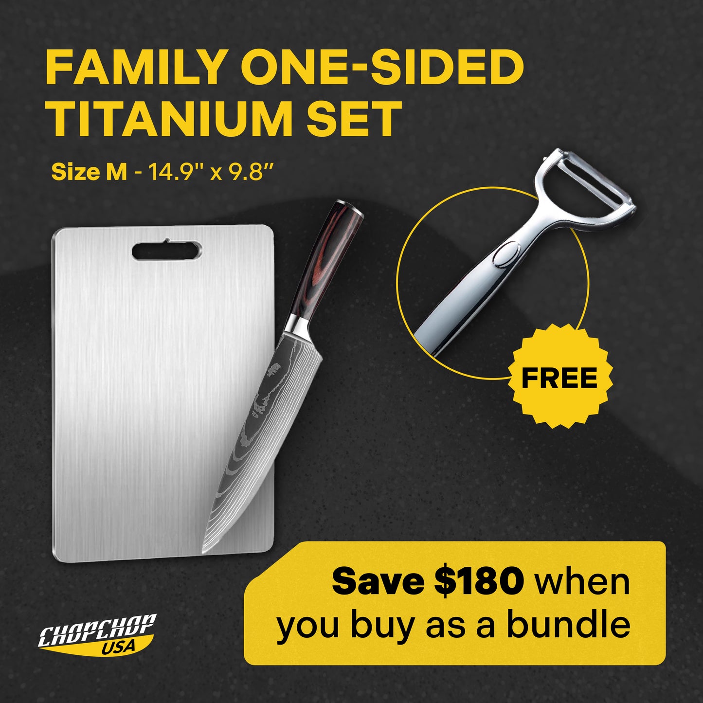 ChopChop USA Family One-Sided Set