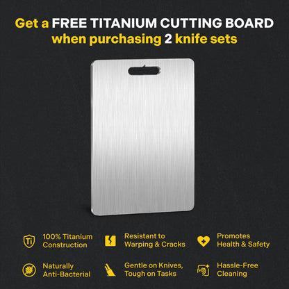 ChopChop USA  Stainless Steel Knife Block Set | New Year Sale