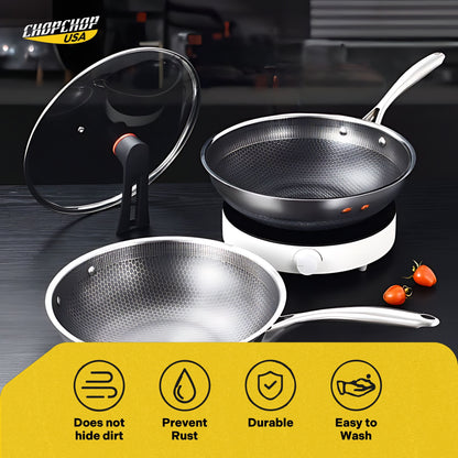 ChopChop USA Hybrid Nonstick Frying Pan | Flash Sale Ends Midnight