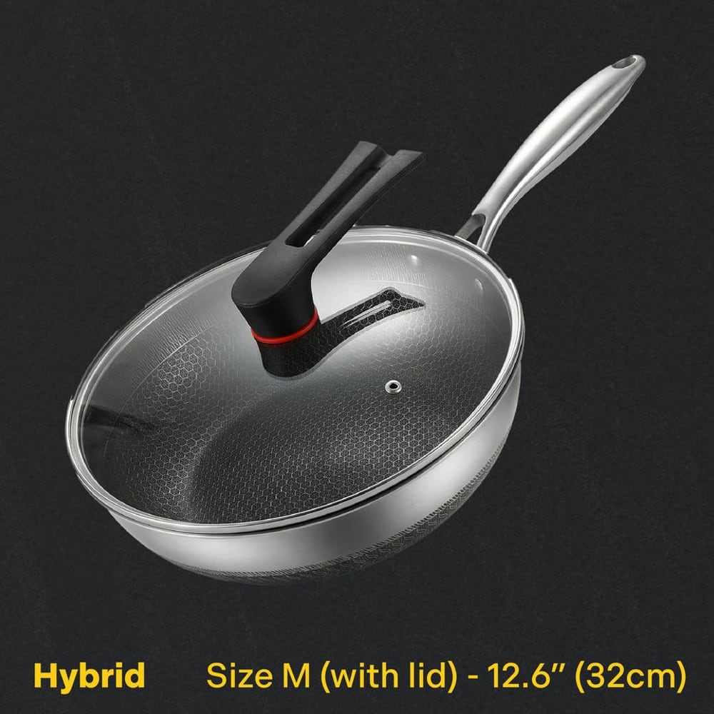 ChopChop USA Hybrid Nonstick Frying Pan size M, 12.6 inch