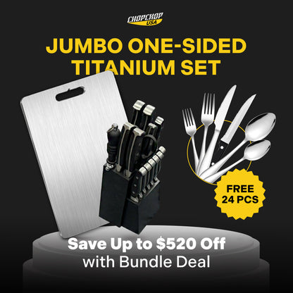 ChopChop USA Jumbo One-Sided Titanium Set