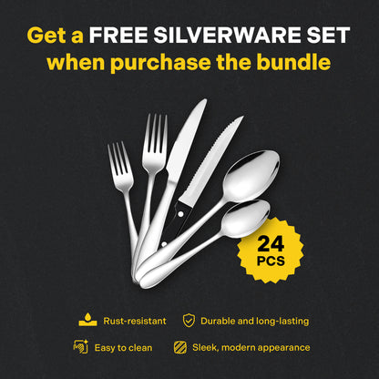 ChopChop USA Jumbo One-Sided Titanium Set