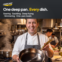 One deep pan. Every dish – ChopChop titanium deep pan