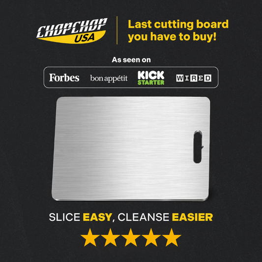 ChopChop™ USA Stainless Steel Cutting Board | Flash Sale Ends Midnight