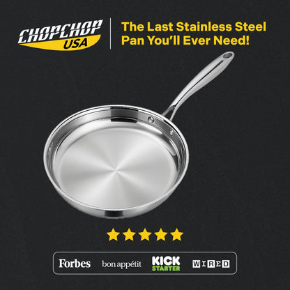 ChopChop USA Premium Stainless Steel Frying Pan