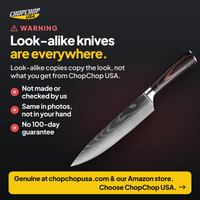 Look-alike knives are everywhere – how to spot a genuine ChopChop stainless steel kitchen knife