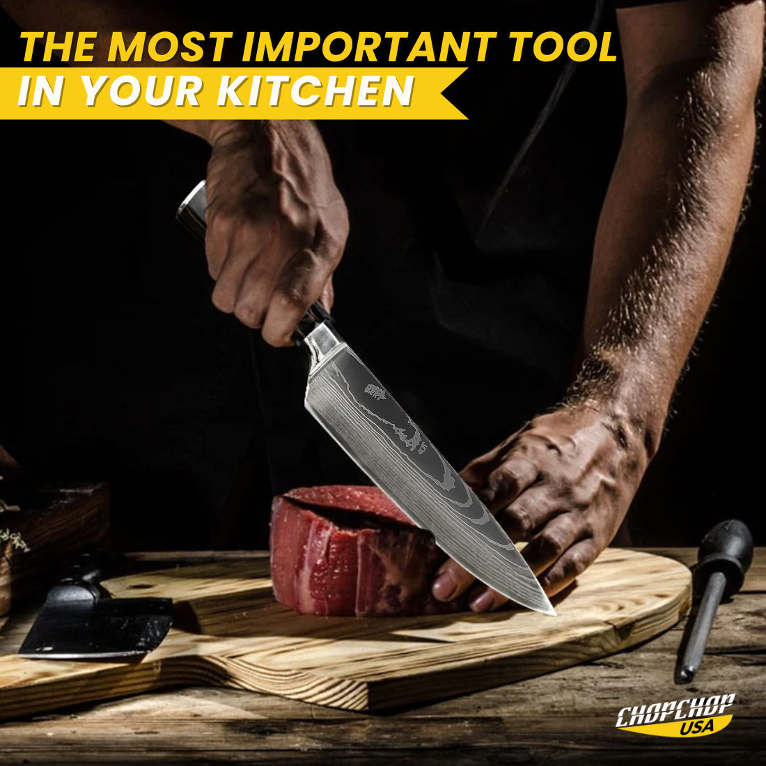 ChopChop USA Stainless Steel Kitchen Knife