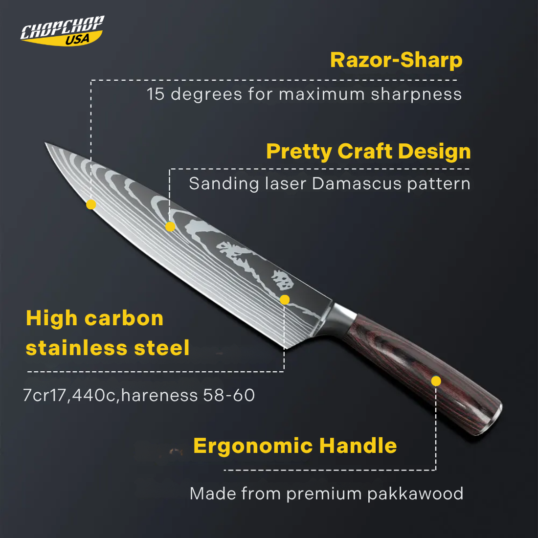 Japanese Kiritsuke Knife