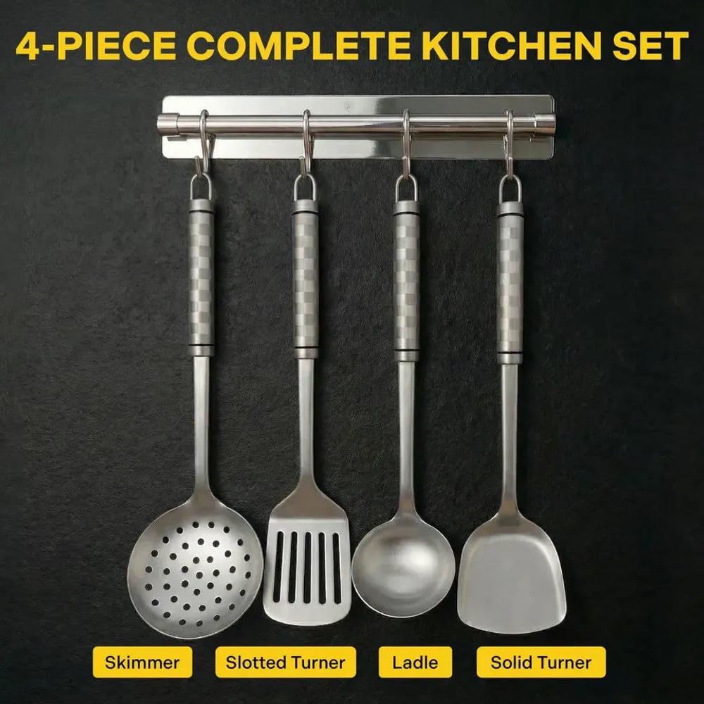 ChopChop USA 4-piece pure titanium utensil set