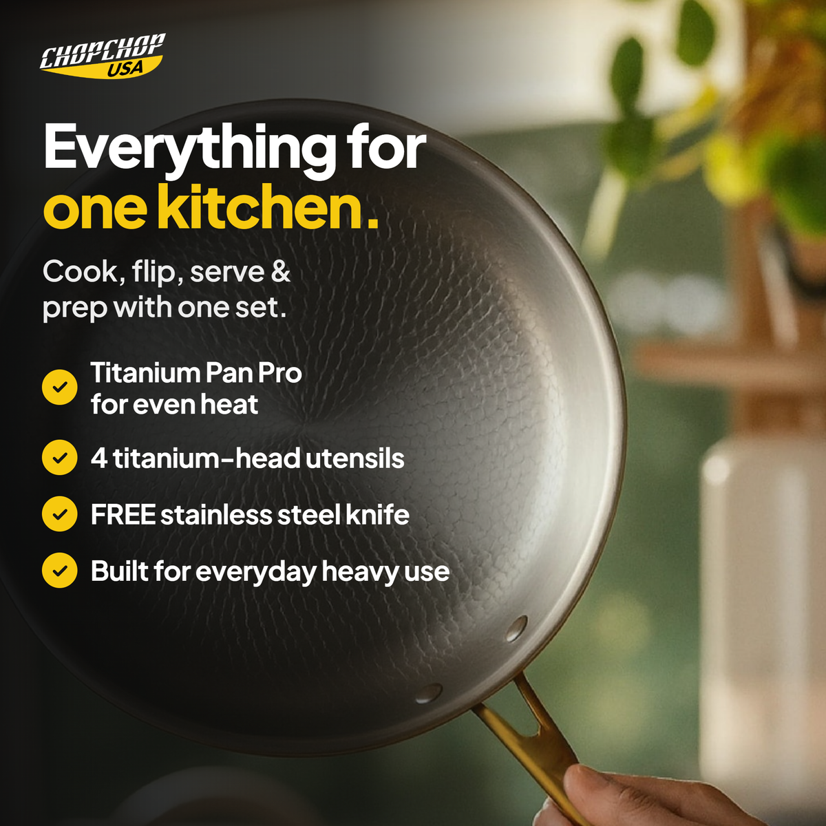 Everything for one kitchen – ChopChop titanium chef cookware set