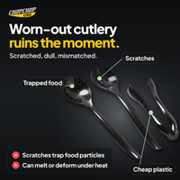 Worn-out cutlery ruins the moment: the everyday problem the ChopChop titanium cutlery set solves