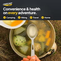 Convenience & health on every adventure – ChopChop titanium cutlery set
