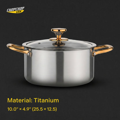 ChopChop USA Pure Titanium Stock Pot Pro