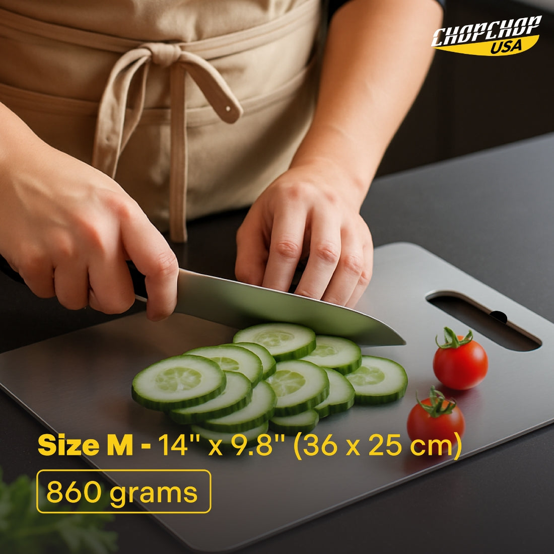 ChopChop titanium cutting board – Medium - 14" x 9.8"