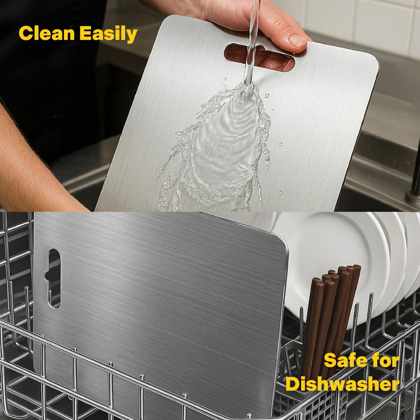 ChopChop™ USA 100% Pure Titanium Cutting Board | Black Friday Sale