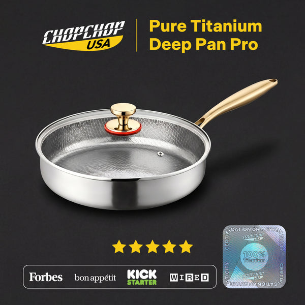 ChopChop USA Pure Titanium Deep Pan Pro