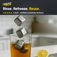Rinse. Refreeze. Reuse – ChopChop titanium ice cubes