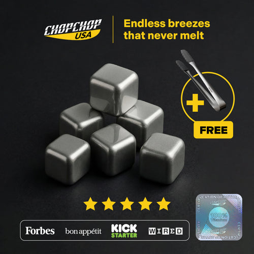 ChopChop USA 100% Pure Titanium Ice Cubes