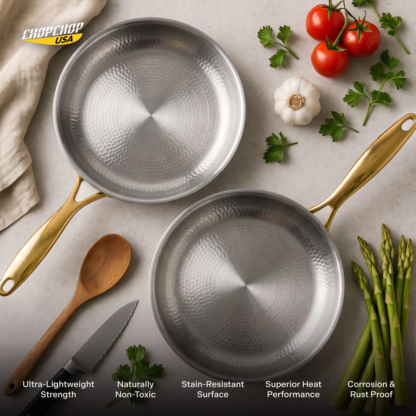 ChopChop USA Pure Titanium Pan Pro