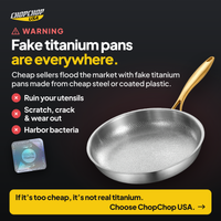Fake titanium pans are everywhere – how to spot a genuine ChopChop titanium frying pan