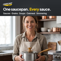 One saucepan. Every sauce – ChopChop titanium saucepan
