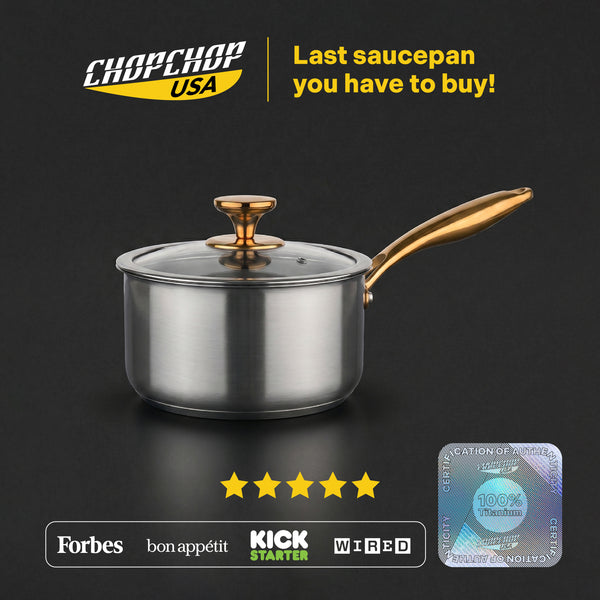 ChopChop USA Pure Titanium Saucepan Pro