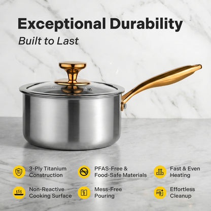 ChopChop USA Titanium Saucepan Pro