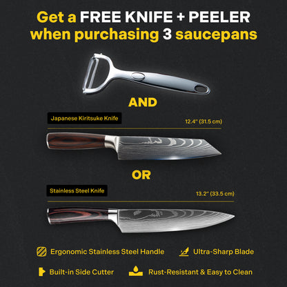 ChopChop USA Titanium Saucepan Pro