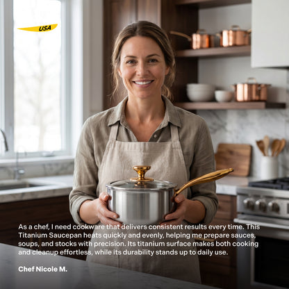ChopChop USA Titanium Saucepan Pro