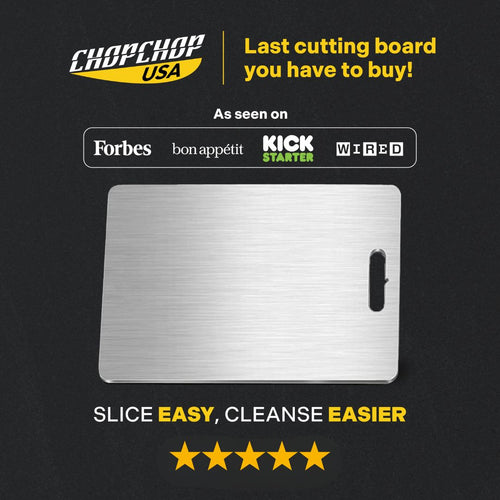 ChopChop™ USA 100% Pure Titanium Cutting Board