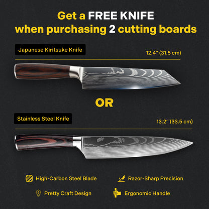 ChopChop™ USA 100% Pure Titanium Cutting Board