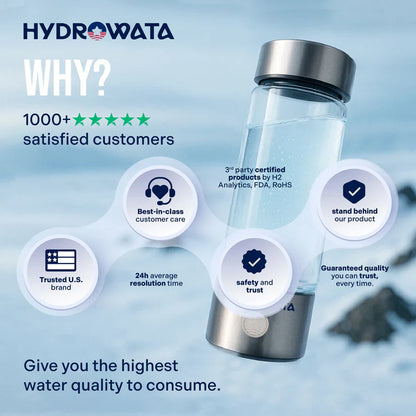 HydroWata™ Hydrogen Water Bottle